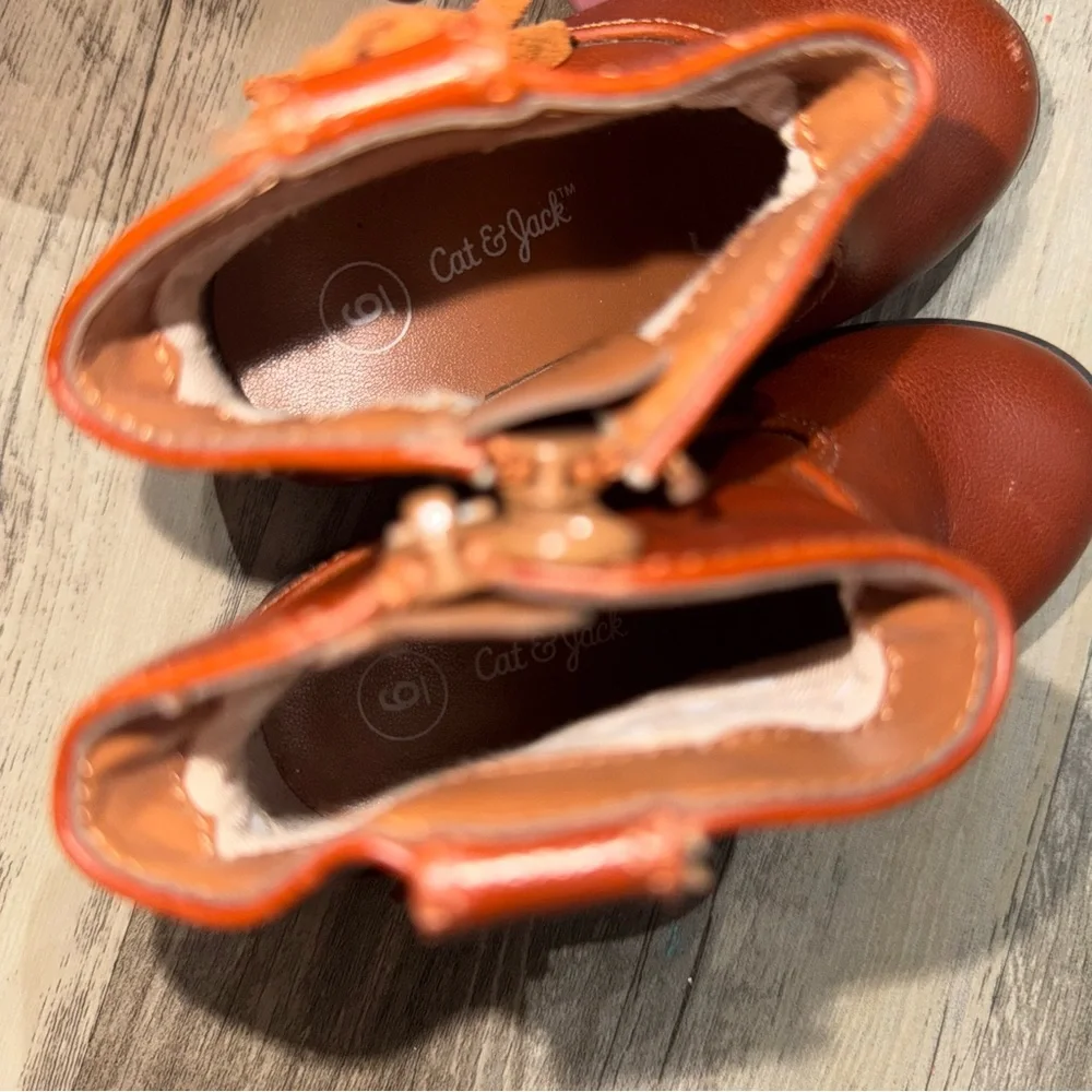 Cat & Jack Brown Kids Boots with Tassels